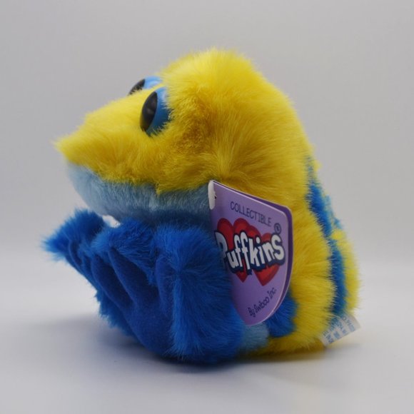 Winky the Frog Puffkins by Swibco Style 6712 Bean Bag Plush - Picture 2 of 8